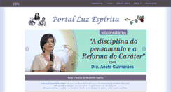 Desktop Screenshot of luzespirita.org.br